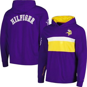 Tommy Hilfiger Mens Tommy Hilfiger Purple Minnesota Vikings Morgan Long Sleeve Hoodie T-Shirt at Nordstrom, Size Large
