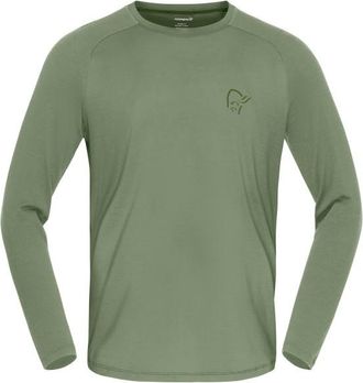 Norr&oslash;na Femund PureUll L/S Merinoshirt f&uuml;r Herren | gr&uuml;n