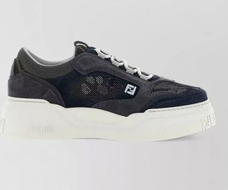 Fendi leather low-top sneakers