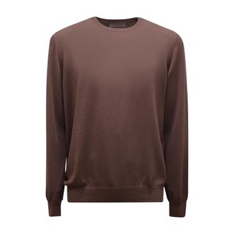 Gran Sasso Heren, Truien, Bruin, Maat: XL Katoen