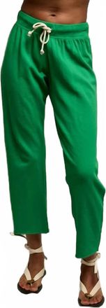 perfectwhitetee Jamiaca Beach Fleece Jogger In Grass