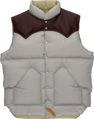 Fortela Rocky Mountain Featherbed Down Vest in Grey at Nordstrom, Size 44 Eu