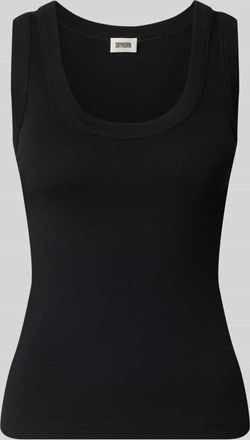 Drykorn Tanktop mit Rundhalsausschnitt Modell TAVIRA in BLACK, Gr&ouml;&szlig;e XL