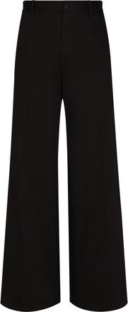 Dolce & Gabbana wide-leg trousers - men - Elastane/Cotton - 48 - Black