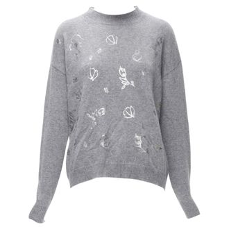 Ermanno Scervino metallic floral print pullover