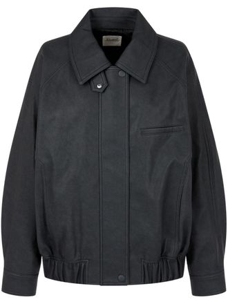 TOMBOY Bomberjack met brede kraag - Zwart