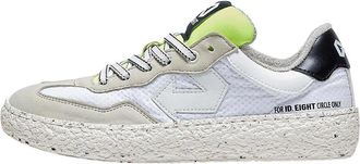 ID.EIGHT Witte Gekreukelde Cocktail Stijl Sneakers - unisex - Sneakers - Veelkleurig - 36 EU - Polyester - Schoenen