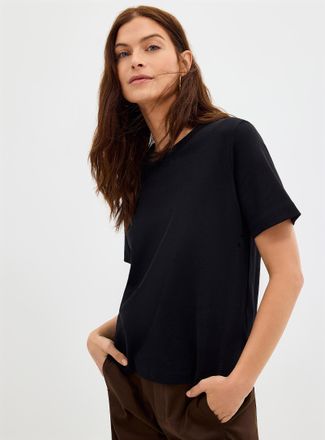 Contemporaine Womens Pima cotton relaxed T-shirt