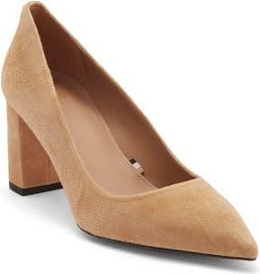BOSS Janet Pointed Toe Pump in Medium Beige at Nordstrom Rack, Size 9