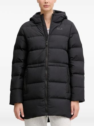Jack Wolfskin Frozen Palace jas met ritssluiting en capuchon - Zwart
