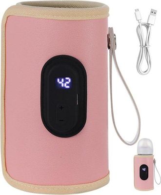 OEM Funda Calientabiberones, Bolsa De Viaje Isot&eacute;rmica, Universal, Calientabiberones Port&aacute;til, Calentamiento R&aacute;pido De 18 W, Calentador Usb Ajustable