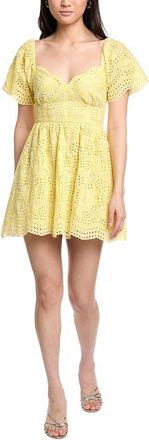 Lost + Wander Lemon Drop Mini Dress