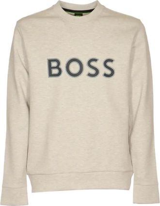 HUGO BOSS Uomo, Felpe, Beige, L, new