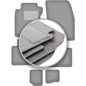 OEM Alfombrillas Grises Para Nissan X-trail Iii T32 Fl 7 Plazas (2017-2021)