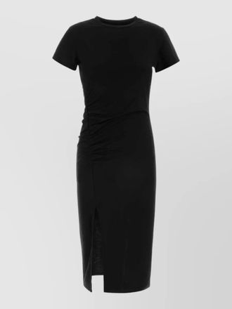 Anine Bing vida jersey dress knee length slit