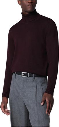 Drumohr Dolcevita ML Rasato - Heren - Coltruien - Bruin - 2XL - Wol - Truien & Vesten