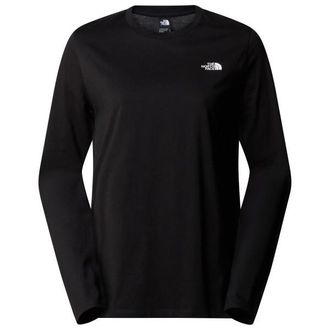 The North Face L/S Simple Dome Tee Longsleeve für Damen | schwarz