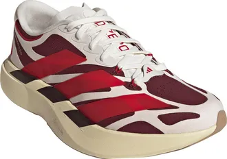 adidas Adizero Evo SL EXO Running Shoe in White/scarlet/maroon at Nordstrom, Size 10.5