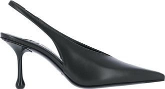 Jimmy Choo London Isa 80 Slingback Pumps Dark Green