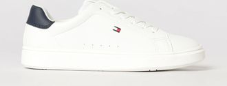 Tommy Hilfiger Sneakers basse da bambino in pelle con stampa monogram