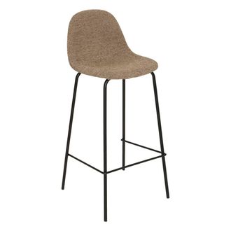 Atmosphera Atmosphera - Sgabello Vladi Beige 43,5x41,5 Cm Cr&eacute;ateur DInt&eacute;rieur