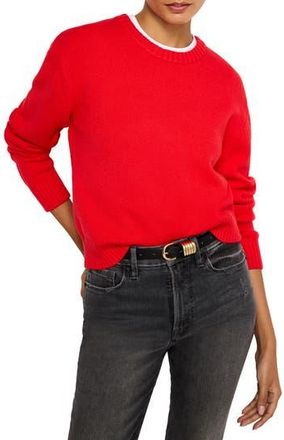 Good American Cozy Crewneck Sweater in Grenadine003 at Nordstrom Rack, Size X-Large