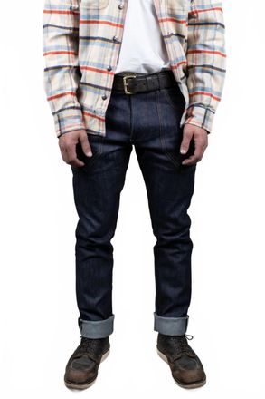 Iron And Resin Fischer Selvedge Denim Pant In Indigo