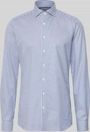 Olymp Level 5 Body Fit Business-Hemd mit extra langem Arm in Royal, Gr&ouml;&szlig;e 38L