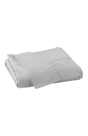 Pact Organic Cotton Organic Cool-Air Percale Flat Sheet in Lunar at Nordstrom, Size California King