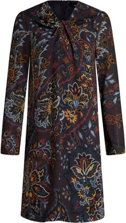 Etro Elegante Zwarte Jurk - Dames - Casual kleedjes - Veelkleurig - M - Kleedjes