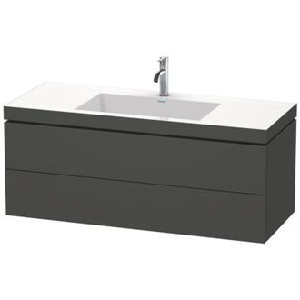 Duravit L-Cube meuble vasque c-bonded avec socle, suspendue au - Duravit