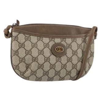 Gucci Pre-owned Cross Body Bags, female, Beige, Size: ONE SIZE Pre-owned Plastic Cross Body Bag