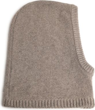Lisa Yang Balacava Astri in beige truffel-kasjmier