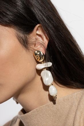 Cult Gaia Fabbie Clip-on Earrings, Womens, White