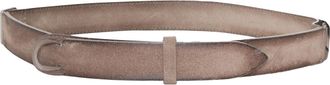 Orciani Cloudy Soft Suede Minimalist Belt