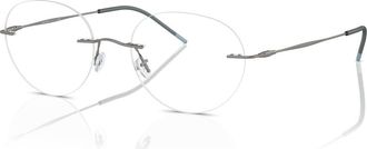 Giorgio Armani 52mm Phantos optical glasses in Grey at Nordstrom