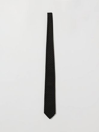 Tom Ford Cravatta in seta con motivo a pois e larghezza 7,5 cm