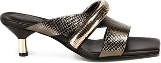 Giuliano Galiano Mules in pelle - Oro