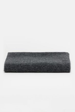 Closed Womens Alpaca Wool Blend Scarf In Dark Grey Melange