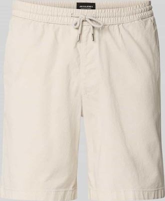 Jack & Jones Jack & Jones Shorts mit elastischem Bund Modell JAIDEN CARTER in Beige, Gr&ouml;&szlig;e XXL