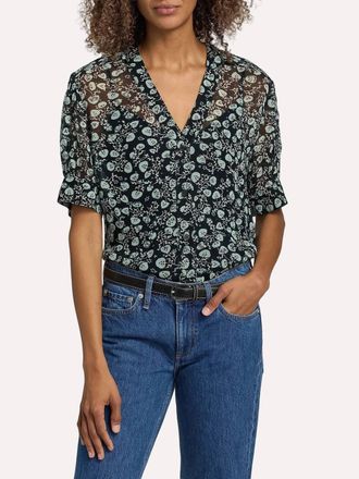 Rag & Bone Taylor Shirt In Floral Sal