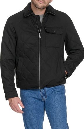 Dockers Depot Quilted Jacket in Black at Nordstrom, Size Xx-Large