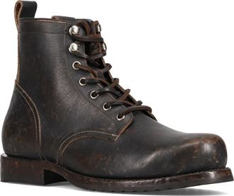 Frye Hudson Lace-Up Boot in Black at Nordstrom, Size 11.5