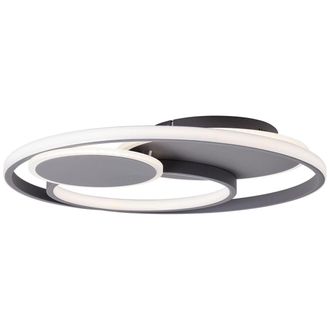 Brilliant Trio Brilliant Runda Plaf&oacute;n Led Antracita 50 Cm