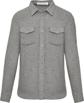 God's True Cashmere cashmere chest-pockets shirt - Grijs
