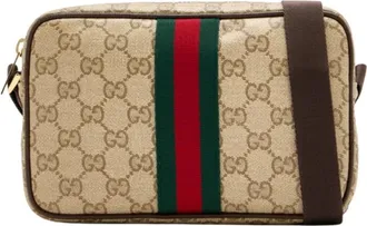 Gucci Beige GG Logo Small Crossbody Bag