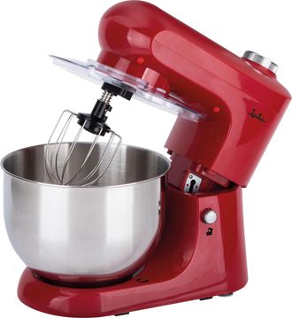 Jata Jema1502 Batidora Amasadora Mezcladora Con Bol De Acero Inoxidable De 5 L, 1200 W, 6 Velocidades + Pulse, Base Giratoria, Tapa Antisalpicaduras, Inclu