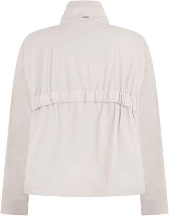 Herno Womens Gray Polyamide Shell Jacket Clothing