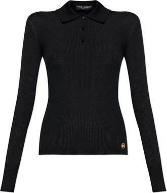 Dolce & Gabbana Kasjmier polotrui - Dames - Cashmere truien - Zwart - S - Kasjmier - Truien & Vesten