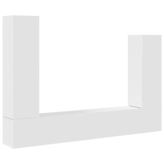 Berkfield Home 4 Piece TV Cabinet Set White Engineered Wood